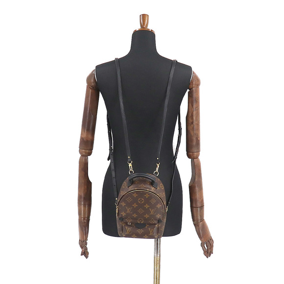 Louis Vuitton Monogram Palm Springs Backpack Mini Rucksack Brown - Picture 9 of 9